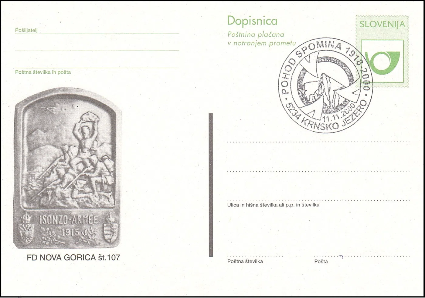 POHOD SPOMINA 1918 - 2000